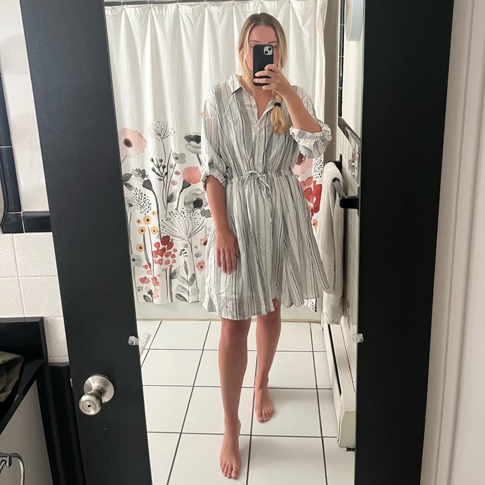 DKNY striped dress